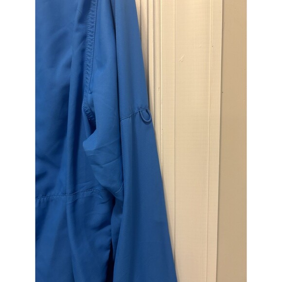 Under Armour Shirt Mens 2XL Blue Offshore Fishing Performance HeatGear Vented LS - Picture 9 of 9